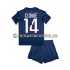 Desire Doue 14 Trikot Paris Saint-Germain Kinder Heimausrüstung 2024-2025 Kurzarm