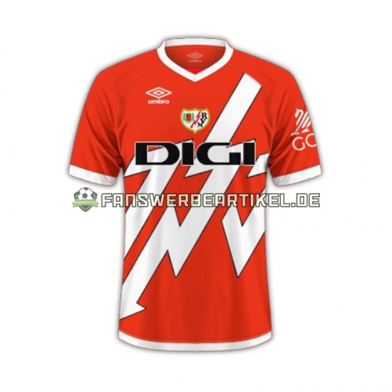 Trikot Rayo Vallecano Herren Auswärtsausrüstung 2024-2025 Kurzarm