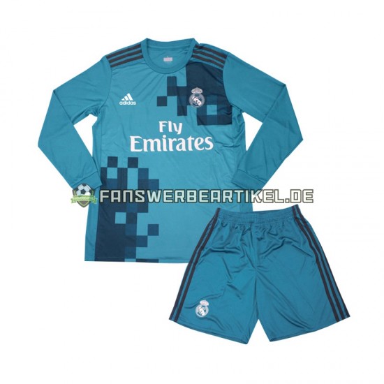 Retro 2017 Trikot Real Madrid Kinder Ausweich ausrüstung Langarm