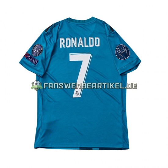 Cristiano Ronaldo 7 Retro 2017 Trikot Real Madrid Kinder Ausweich ausrüstung Kurzarm