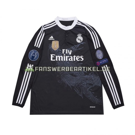 Retro 2014 Trikot Real Madrid Herren Ausweich ausrüstung Langarm