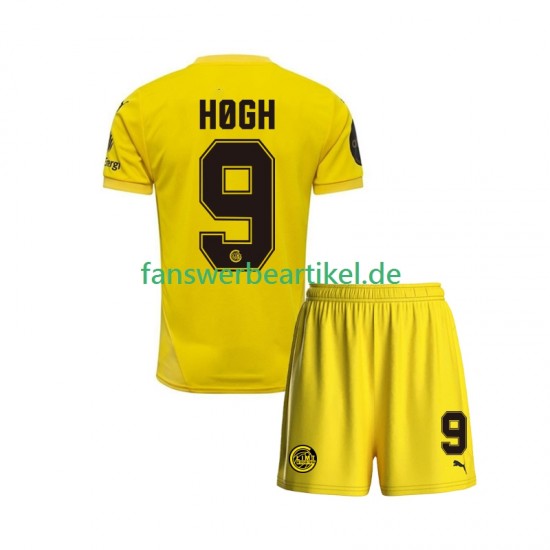 Kasper Hogh 9 Trikot FK Bodø/Glimt Kinder Heimausrüstung 2025 Kurzarm