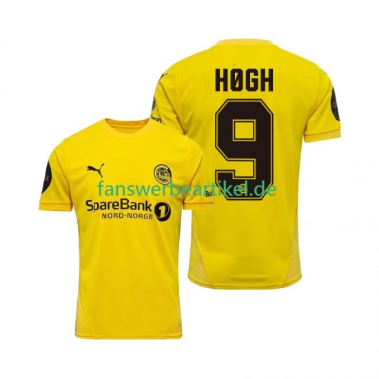 Kasper Hogh 9 Trikot FK Bodø/Glimt Herren Heimausrüstung 2025 Kurzarm