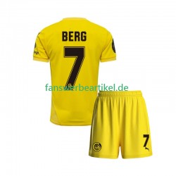 Patrick Berg 7 Trikot FK Bodø/Glimt Kinder Heimausrüstung 2025 Kurzarm
