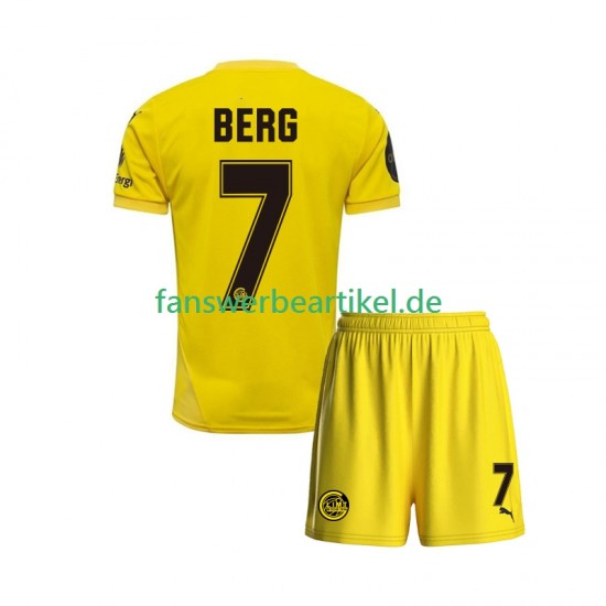 Patrick Berg 7 Trikot FK Bodø/Glimt Kinder Heimausrüstung 2025 Kurzarm