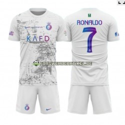 Ronaldo 7 Trikot Al-Nassr Kinder Ausweich ausrüstung 2023-2024 Kurzarm