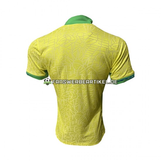 Trikot Brasilien Herren Heimausrüstung 2023-2024 Kurzarm