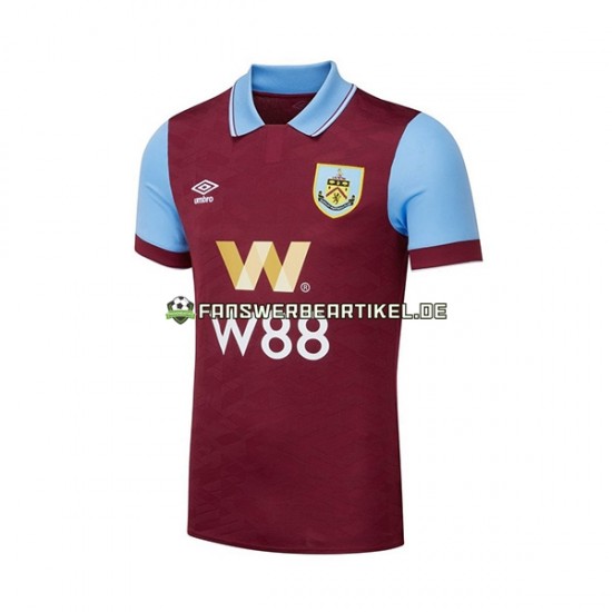 Burnley Trikot Herren Heimausrüstung 2023-2024 Kurzarm