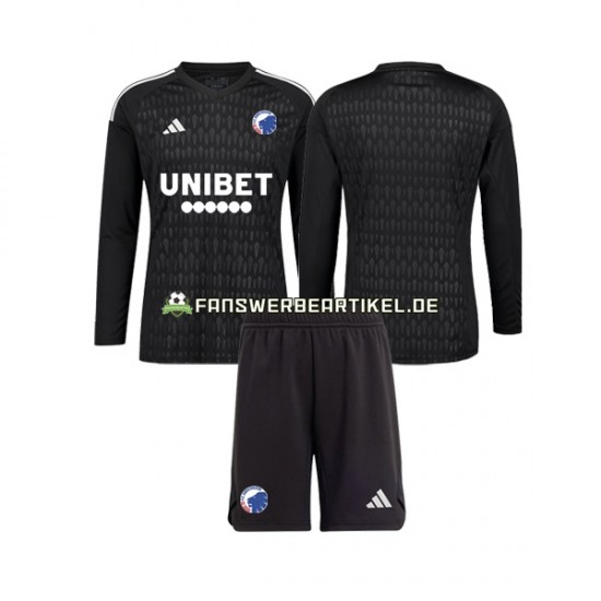 Torwart Trikot FC Copenhagen Kinder Auswärtsausrüstung 2023-2024 Langarm