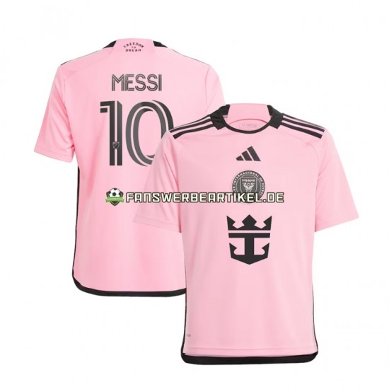 Lionel Messi 10 Trikot Inter Miami Herren Heimausrüstung 2024 Kurzarm