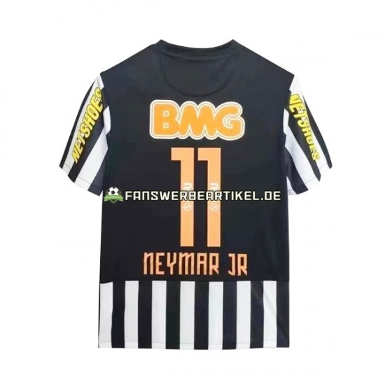 Neymar JR 11 Retro 2012 Trikot Santos Herren Auswärtsausrüstung Kurzarm