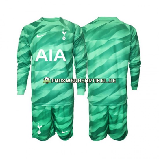 Torwart Trikot Tottenham Hotspur Kinder Ausweich ausrüstung 2023-2024 Langarm