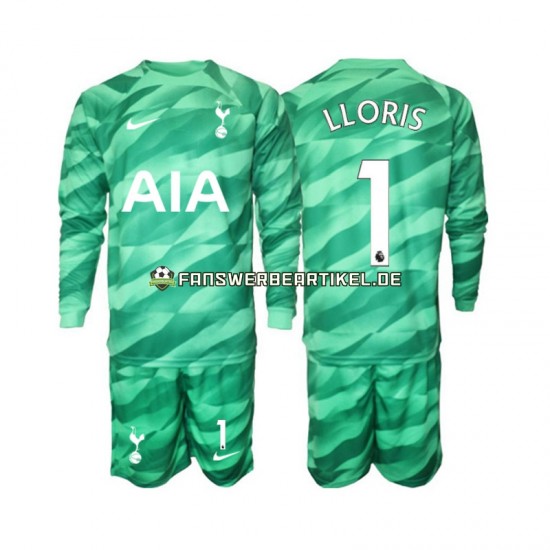 Hugo Lloris 1 Torwart Trikot Tottenham Hotspur Kinder Ausweich ausrüstung 2023-2024 Langarm