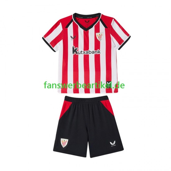 Trikot Athletic Bilbao Kinder Heimausrüstung 2026-2027 Kurzarm