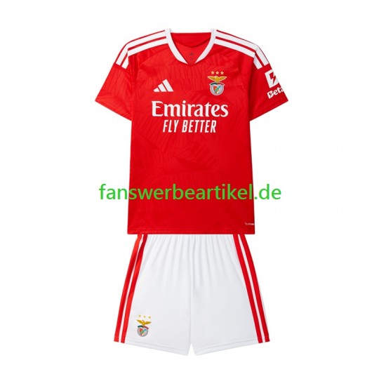 Trikot Benfica Kinder Heimausrüstung 2026-2027 Kurzarm