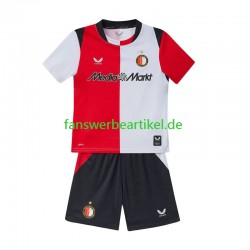 Trikot Feyenoord Rotterdam Kinder Heimausrüstung 2026-2027 Kurzarm