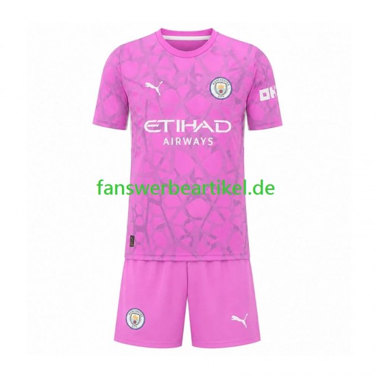 Torwart Trikot Manchester City Kinder Auswärtsausrüstung 2026-2027 Kurzarm