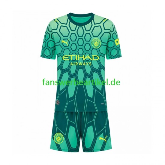 Torwart Trikot Manchester City Kinder Heimausrüstung 2026-2027 Kurzarm