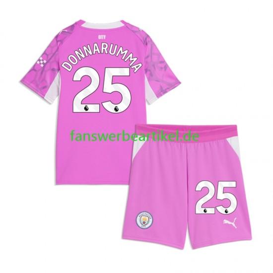 Gianluigi Donnarumma Torwart Trikot Manchester City Kinder Auswärtsausrüstung 2026-2027 Kurzarm