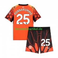 Gianluigi Donnarumma Torwart Trikot Manchester City Kinder Ausweich ausrüstung 2026-2027 Kurzarm