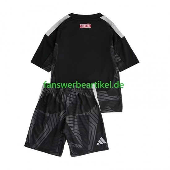 Torwart Trikot Manchester United Kinder Heimausrüstung 2026-2027 Kurzarm