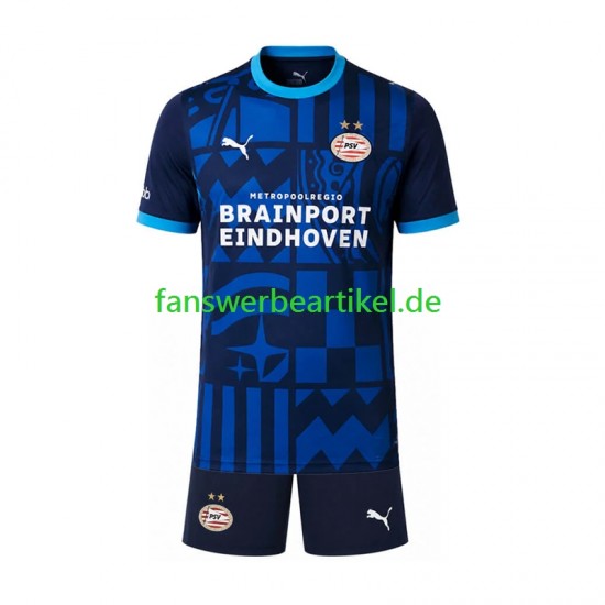 Trikot PSV Eindhoven Kinder Ausweich ausrüstung 2026-2027 Kurzarm