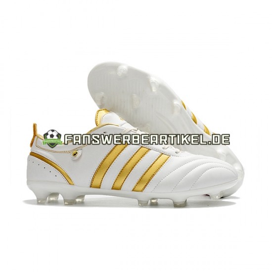 Adidas ADIPURE FG Gold Weiß Fußballschuhe