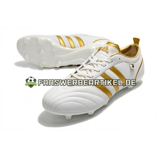 Adidas ADIPURE FG Gold Weiß Fußballschuhe