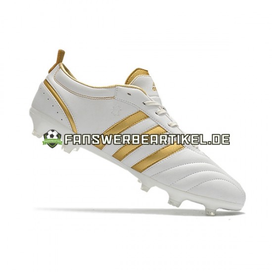 Adidas ADIPURE FG Gold Weiß Fußballschuhe