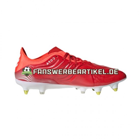 Adidas COPA SENSE.1 SG Meteorite Rot Weiß Fußballschuhe