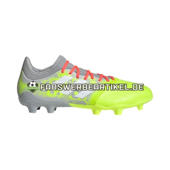 Adidas COPA SENSE.3 FG NumbersUp Rot Grau Gelb Fußballschuhe