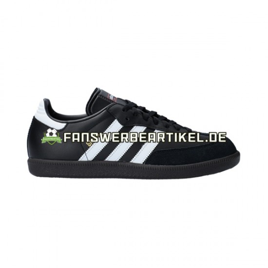 Adidas Classic Samba Hallenschuh Leder Weiß Schwarz Fußballschuhe