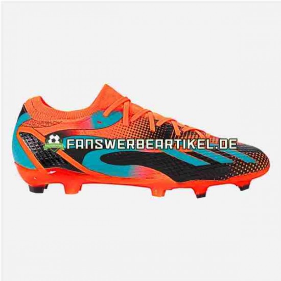 Adidas Messi X Speedportal.3 FG Orange Blau Schwarz Fußballschuhe