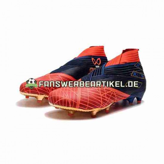 Adidas Nemeziz9 FG Spider Man Rot Schwarz Fußballschuhe