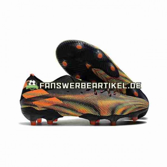 Adidas Nemeziz9.1 FG Dark Motion Orange Schwarz Fußballschuhe