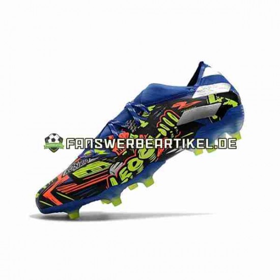 Adidas Nemeziz9.1 FG The Journey Blau Gelb Weiß Fußballschuhe
