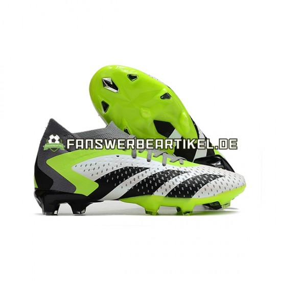 Adidas PREDATOR ACCURACY23.1 FG Weiß Grün Schwarz Fußballschuhe