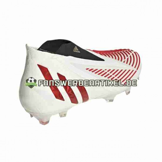 Adidas Predator EDGE FG Showdown Rot Gold Weiß Fußballschuhe