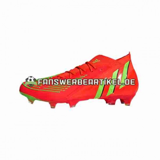 Adidas Predator EDGE.1 FG Game Data Rot Grün Fußballschuhe