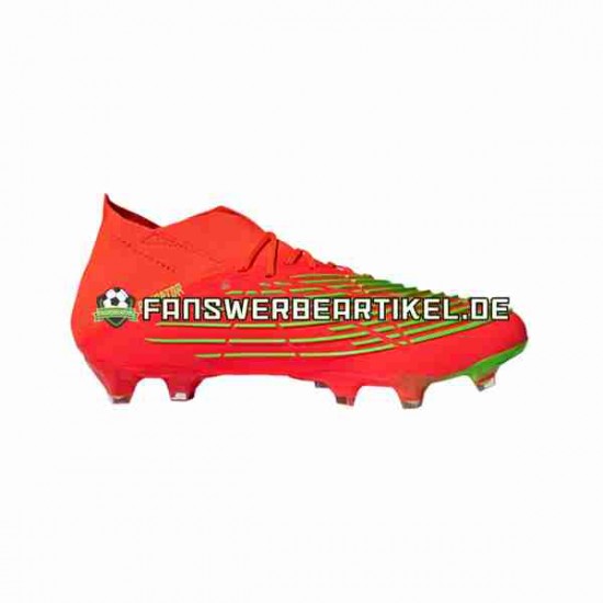 Adidas Predator EDGE.1 FG Game Data Rot Grün Fußballschuhe