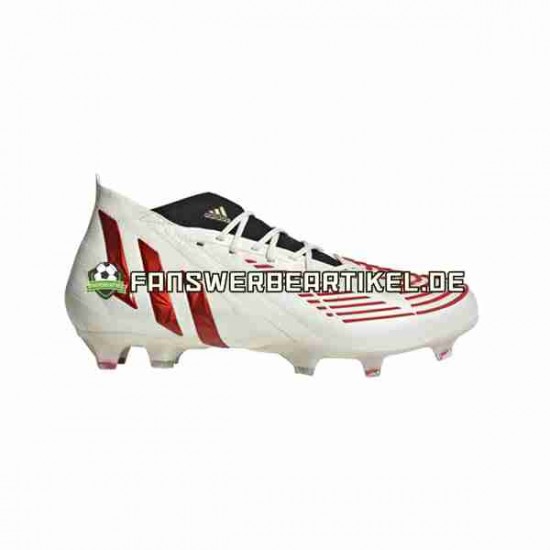 Adidas Predator EDGE.1 FG Showdown Rot Gold Weiß Fußballschuhe