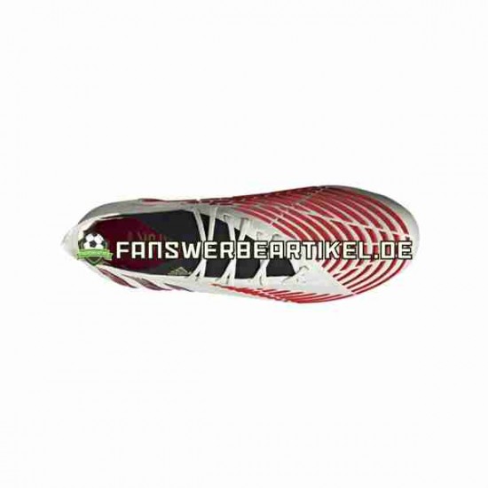 Adidas Predator EDGE.1 FG Showdown Rot Gold Weiß Fußballschuhe