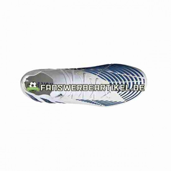Adidas Predator EDGE.1 L AG Diamond Edge Blau Weiß Fußballschuhe