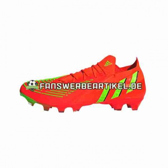 Adidas Predator EDGE.1 L AG Game Data Rot Grün Fußballschuhe