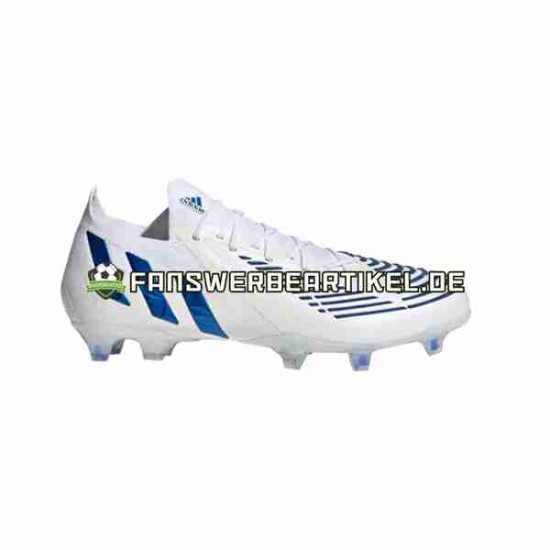 Adidas Predator EDGE.1 L FG Diamond Edge Blau Weiß Fußballschuhe