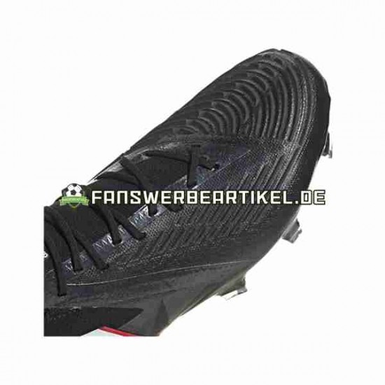 Adidas Predator EDGE.1 L FG Edge of Darkness Schwarz Fußballschuhe