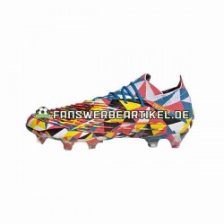 Adidas Predator EDGE.1 L FG Geometric Blau Gelb Fußballschuhe