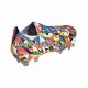 Adidas Predator EDGE.1 L FG Geometric Blau Gelb Fußballschuhe