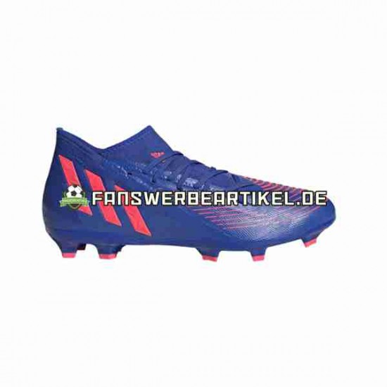 Adidas Predator EDGE.3 FG Sapphire Edge Rot Blau Fußballschuhe