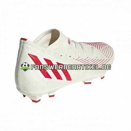 Adidas Predator EDGE.3 FG Showdown Rot Gold Weiß Fußballschuhe